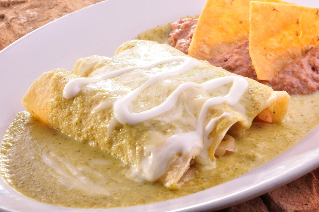 Enchiladas Suizas de Camarón (3) El Timon